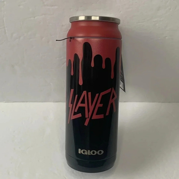 Slayer Thrash Metal Band 16 oz Tumbler Stainless Steel Igloo Can NWT - Picture 6 of 8